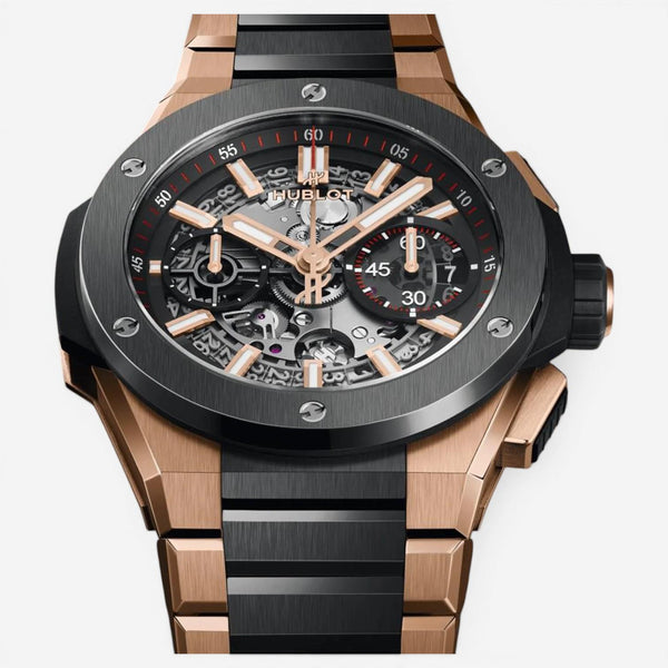 Hublot Big Bang Chronograph 18K Rose Gold & Ceramic Automatic Men's Watch 451.OM
