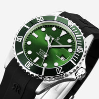 Revue Thommen Diver Green Dial Stainless Steel Automatic Men's Watch 17571.2829 - THE SOLIST