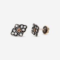 Armenta Romero 18K Yellow Gold & Blackened Sterling Silver Multistone Cufflinks 18049
