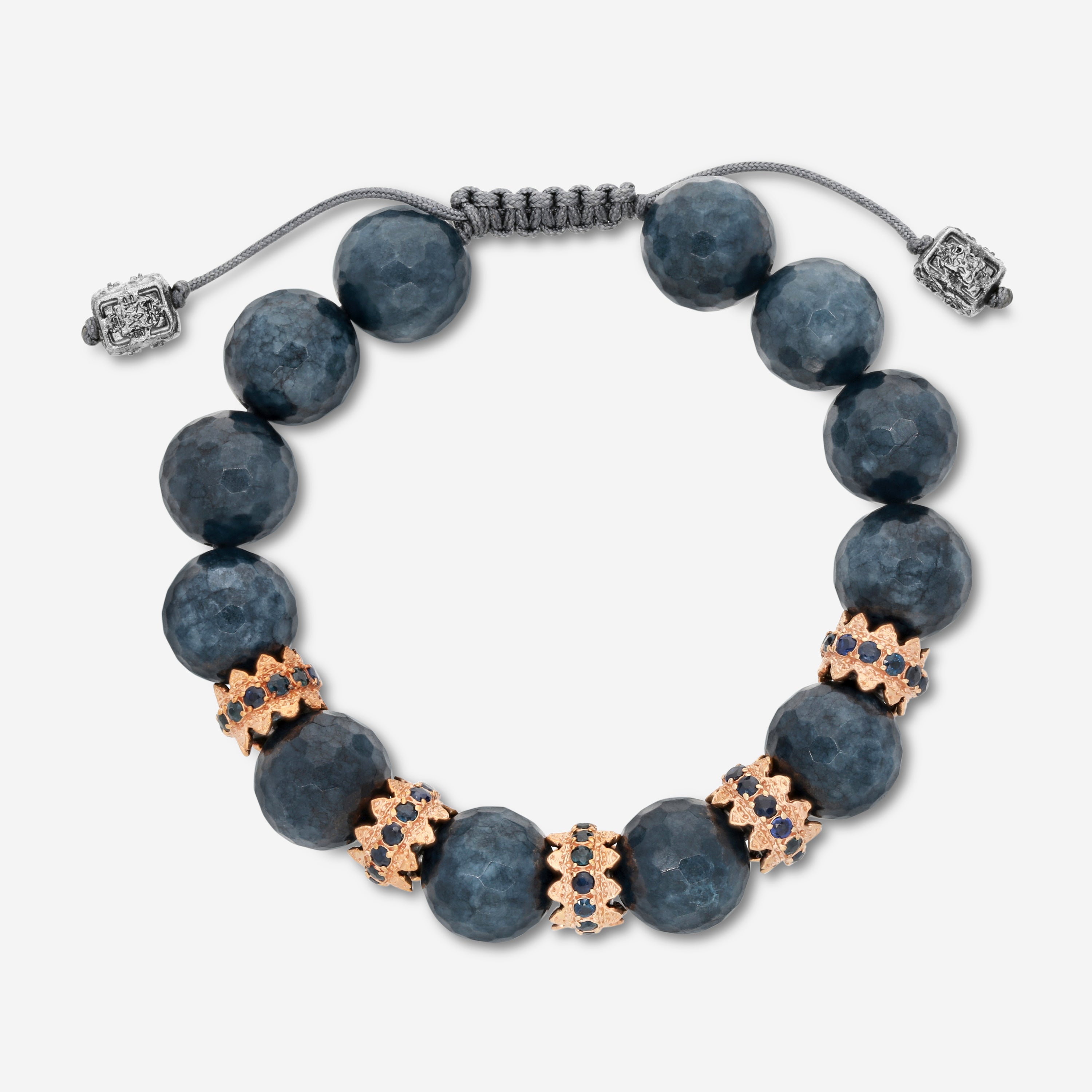 Armenta Rose World 14K Rose Gold & Sterling Silver Gemstone Beaded Bracelet 18270