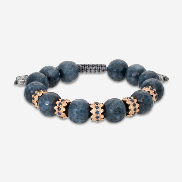 Armenta Rose World 14K Rose Gold & Sterling Silver Gemstone Beaded Bracelet 18270
