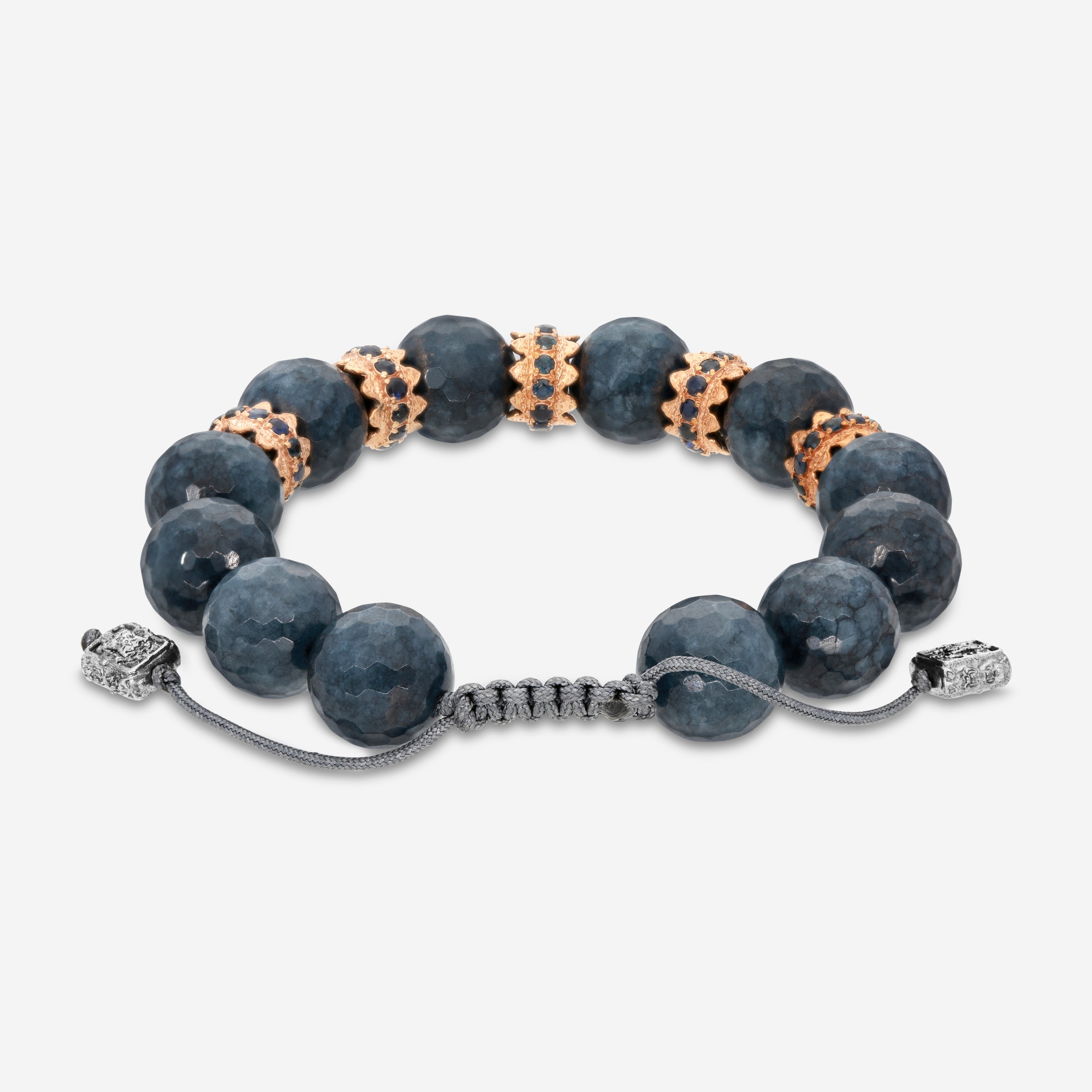 Armenta Rose World 14K Rose Gold & Sterling Silver Gemstone Beaded Bracelet 18270