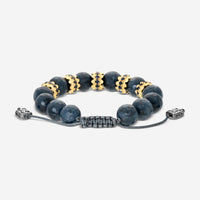 Armenta Old World 18K Yellow Godl & Sterling Silver Gemstone Beaded Bracelet 18274