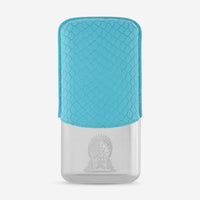 S.T. Dupont Game of Thrones Icy Blue Calfskin Leather Silver-Plated Cigar Case 183042