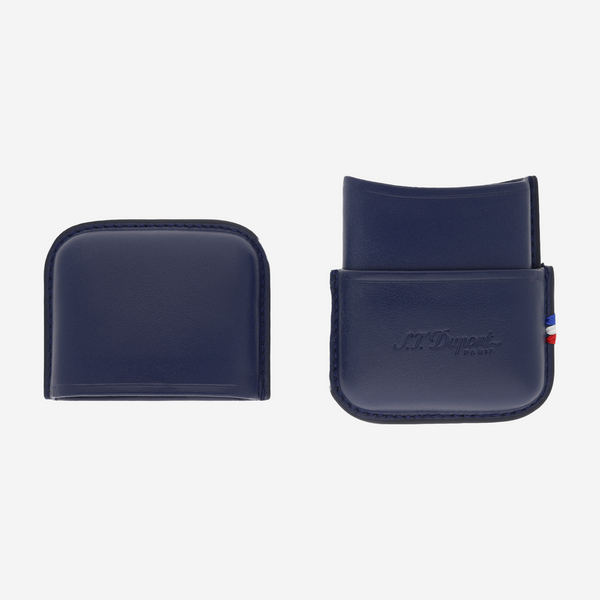 S.T. Dupont Line 2 Blue Leather Lighter Case Pouch 183073