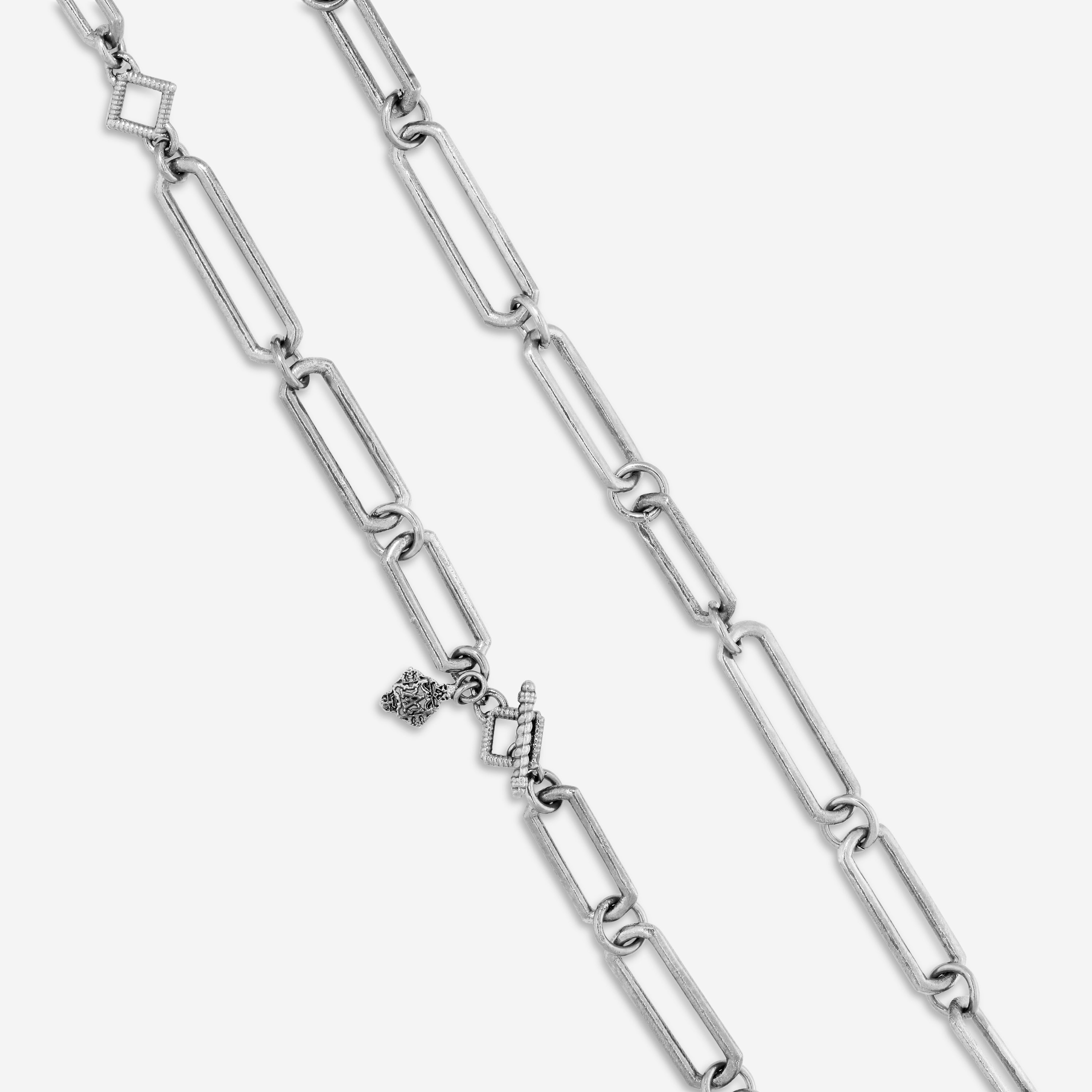 Armenta New World Sterling Silver Paperclip Chain Necklace 18721