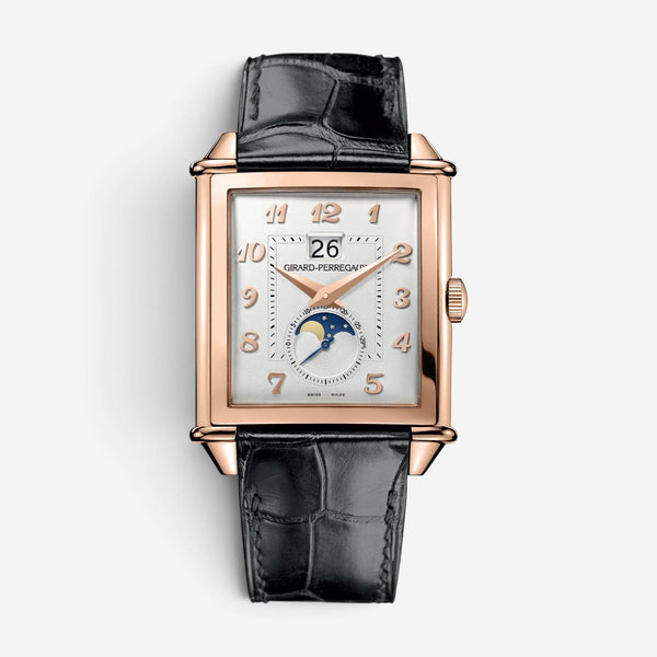 Girard Perregaux Vintage 1945 18K Rose Gold Automatic Men's Watch 25882-52-121-B
