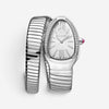 Bulgari Serpenti Tubogas Stainless Steel Diamond Quartz Ladies Watch 101816