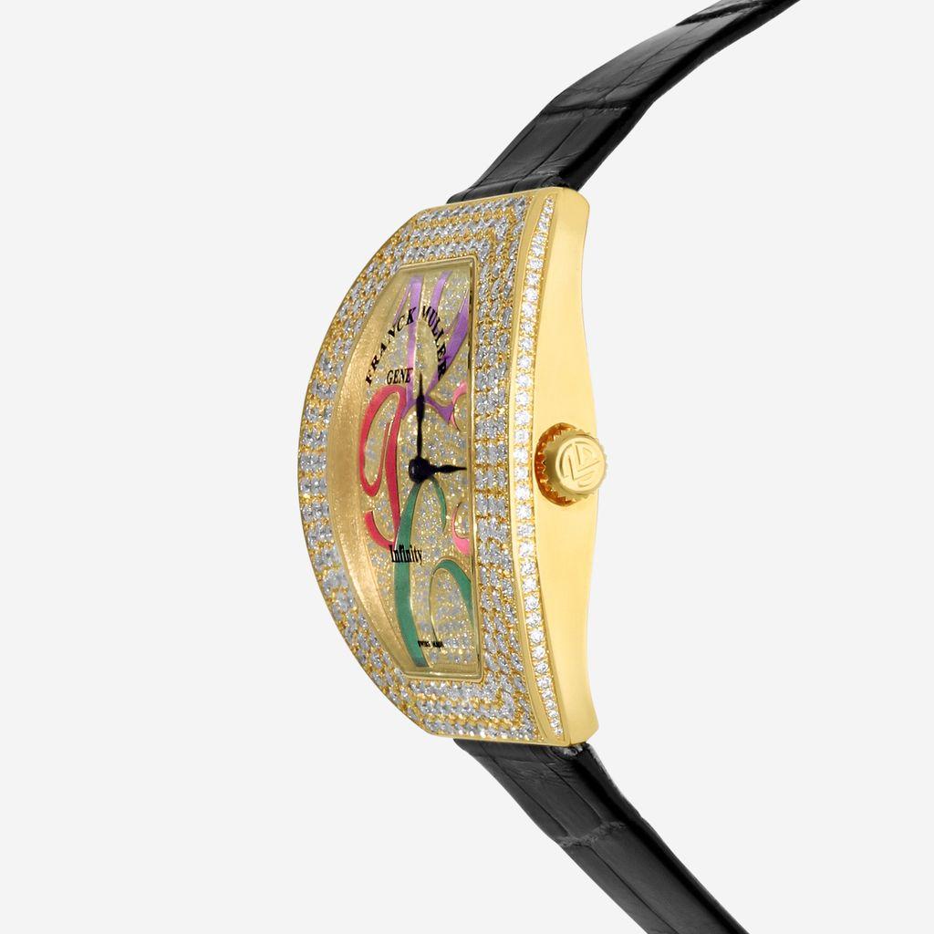 Franck Muller Infinity Color Dreams 18K Rose Gold Quartz Ladies Watch 3540QZCOLD