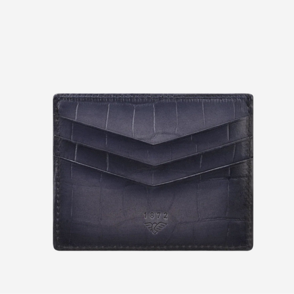 S.T. Dupont Atelier Black Leather Card Holder 190576