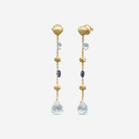 Marco Bicego Paradise 18K Yellow Gold Iolite & Topaz Drop Earrings OB1684_MIX240_Y_02