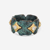 Armenta 18K Yellow Gold Teal Patina Artifact Diamond Stack Ring 19789 - THE SOLIST