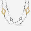 Armenta Old World 18K Yellow Gold & Gunmetal Sterling Silver Pearl Station Necklace 19855