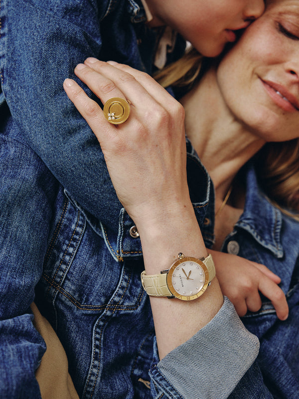 Roberto Coin Love in Verona 18K Yellow Gold Diamond Ring Sz. 6.5 8883124AY65X - THE SOLIST