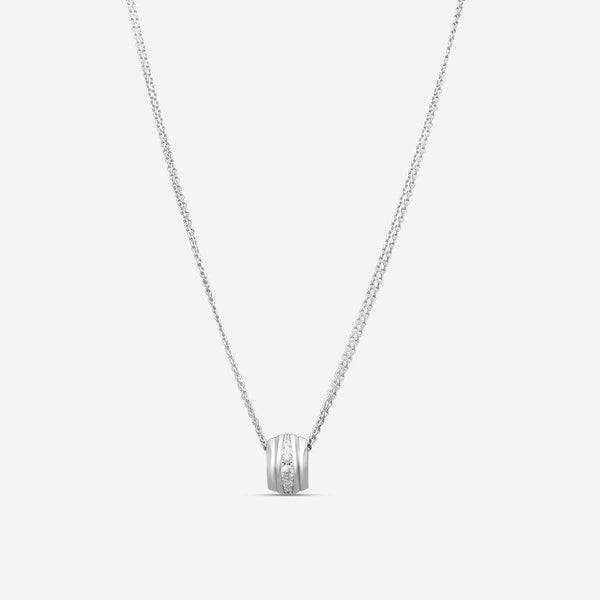 Chopard La Strada 18K White Gold Diamond Pendant Necklace 799399-1001
