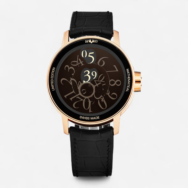 DeWitt Academia Mathematical 18K Rose Gold Automatic Men's Watch AC.MAT.001