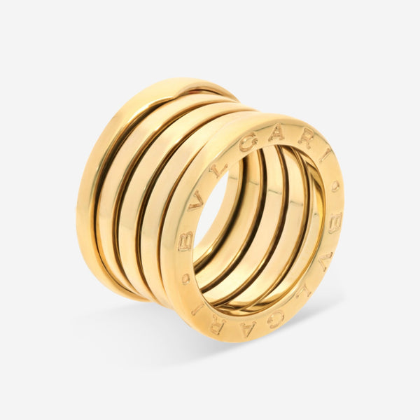 Bulgari B.Zero1 18K Yellow Gold Five Band Ring Sz. 4.25 83265211