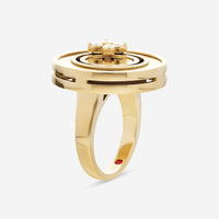 Roberto Coin Love in Verona 18K Yellow Gold Diamond Ring Sz. 6.5 8883124AY65X