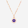 Roberto Coin Obelisco 18K Rose Gold Diamond & Blue Lapis Pendant Necklace 8883122AX19XB - THE SOLIST