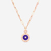 Roberto Coin Obelisco 18K Rose Gold Diamond & Blue Lapis Pendant Necklace 8883122AX19XB