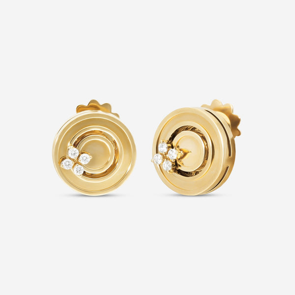 Roberto Coin Love in Verona 18K Yellow Gold Diamond Earrings 8883124AYERX