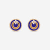 Roberto Coin Love in Verona 18K Rose Gold Diamond & Blue Lapis Stud Earrings 8883126AXERX