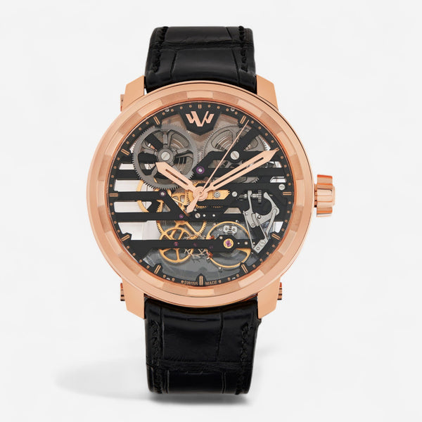 Dewitt Twenty-8-Eight Grand Skeleton 18K Rose Gold Limited Edition Men's Manual Wind Watch T8.GS.001
