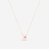Damiani 18K Rose Gold & Ceramic Diamond Pendant Necklace 20078429