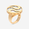 Bulgari B.Zero1 18K Yellow Gold Mother of Pearl Ring Sz. 6 355067
