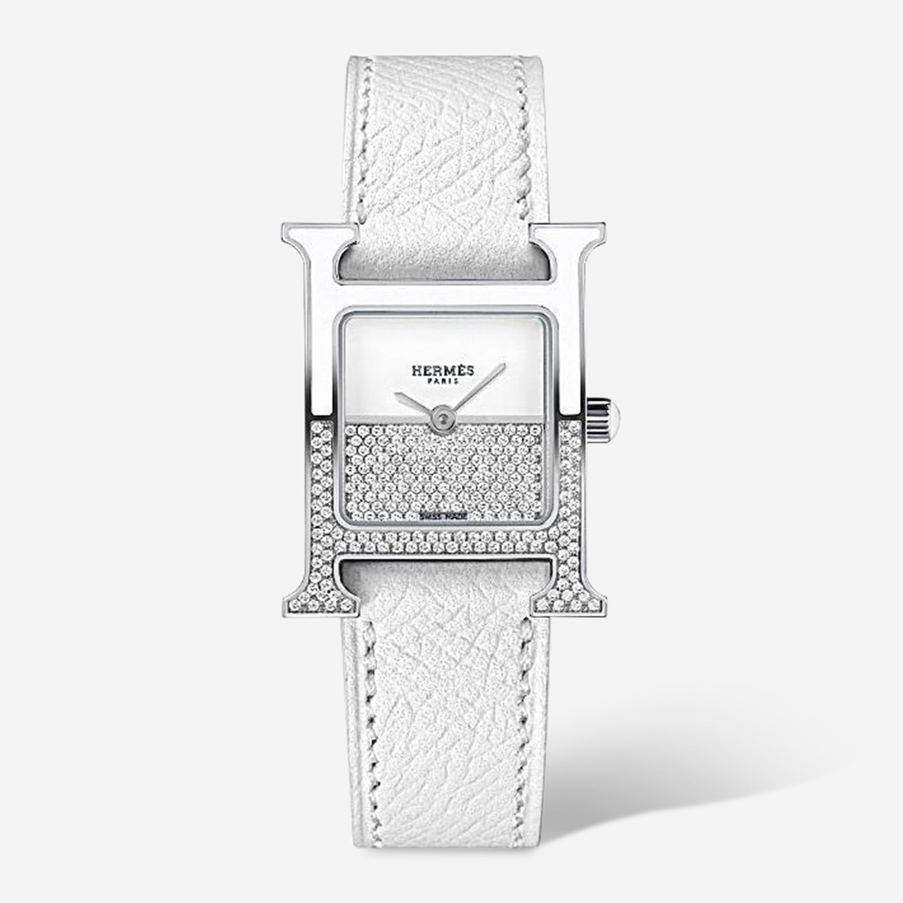 Hermès Heure H PM Stainless Steel Quartz Ladies Watch W046502WW00