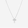 Damiani 18K White Gold Diamond Cross Pendant Necklace 20008881