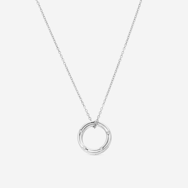 Damiani 18K Whıte Gold Diamond Pendant Necklace 20009875 - THE SOLIST