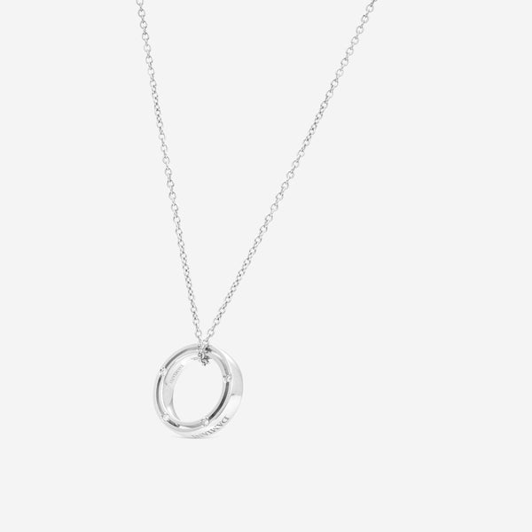 Damiani 18K Whıte Gold Diamond Pendant Necklace 20009875 - THE SOLIST