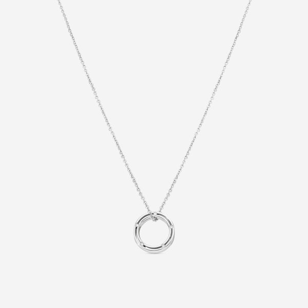 Damiani 18K Whıte Gold Diamond Pendant Necklace 20010374 - THE SOLIST