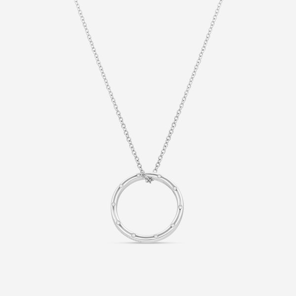 Damiani 18K Whıte Gold Diamond Pendant Necklace 20012010 - THE SOLIST