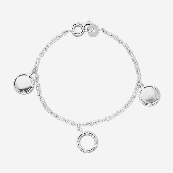 Damiani 18K White Gold Diamond Bangle Bracelet 20016564 - THE SOLIST