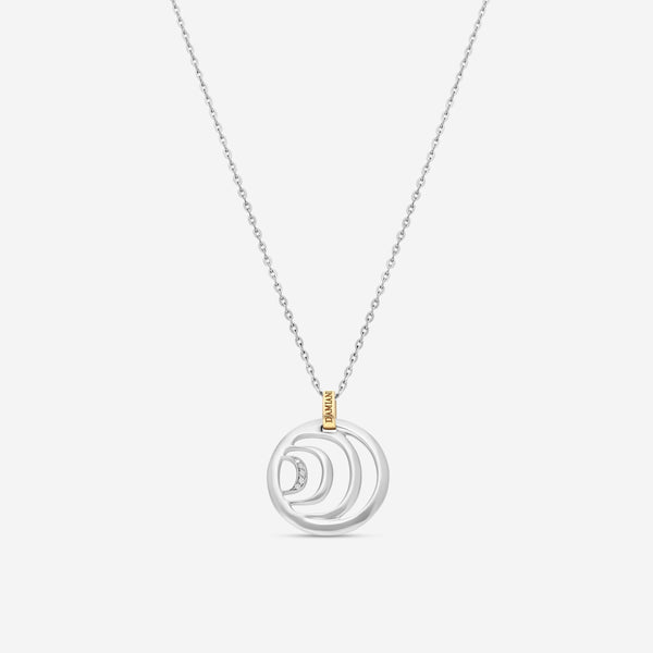 Damiani 18K Whıte Gold Diamond Pendant Necklace 20023976