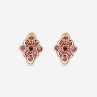 Damiani 18K Rose Gold Diamond & Granate Earrings 20028325