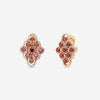 Damiani 18K Rose Gold Diamond & Granate Earrings 20028325