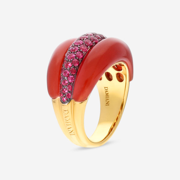 Damiani 18K Rose Gold Diamond & Statement Band Ring Sz. 20037238 - THE SOLIST
