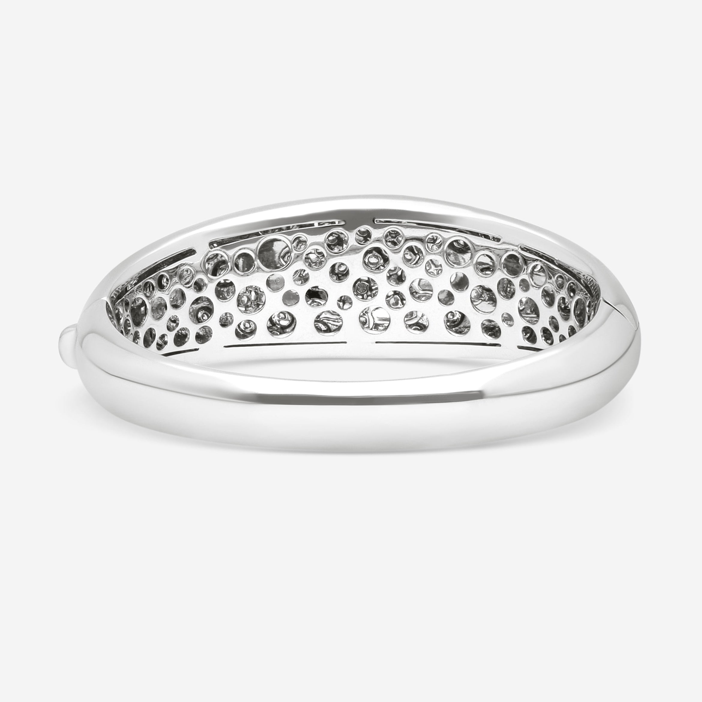 Damiani 18K White Gold Diamond Bangle Bracelet 20039153