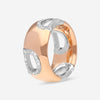 Damiani D. Icon 18K Rose & White Gold Diamond Band Ring 20049328