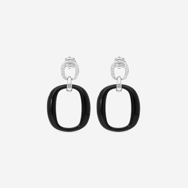 Damiani 18K Whıte Gold Diamond Drop Earrings 20054706 - THE SOLIST
