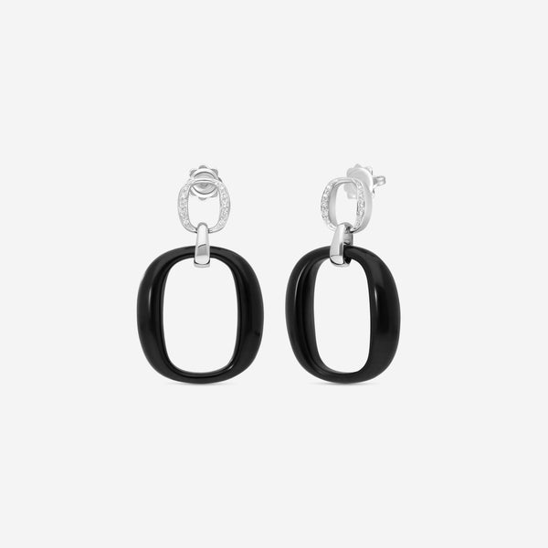 Damiani 18K Whıte Gold Diamond Drop Earrings 20054706 - THE SOLIST