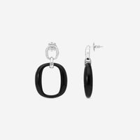 Damiani 18K Whıte Gold, Onyx and Diamond Drop Earrings 20054706 - THE SOLIST