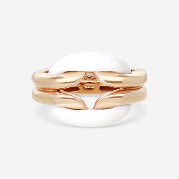 Damiani 18K Rose Gold Diamond Band Ring Sz. 7 20054855 - THE SOLIST