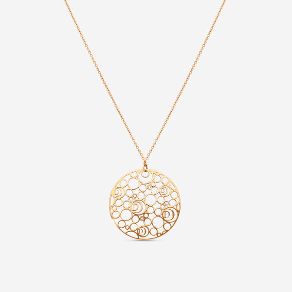 Damiani Damianissima 18K Rose Gold Diamond Pendant Necklace 20058575 - THE SOLIST