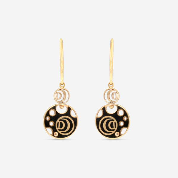 Damiani 18K Rose Gold & Ceramic Diamond Drop Earrings 20058578 - THE SOLIST