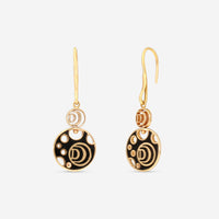 Damiani 18K Rose Gold & Ceramic Diamond Drop Earrings 20058578 - THE SOLIST