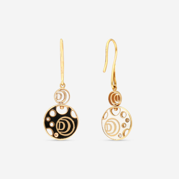 Damiani 18K Rose Gold & Ceramic Diamond Drop Earrings 20058578 - THE SOLIST